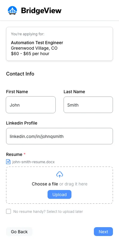 additional applications